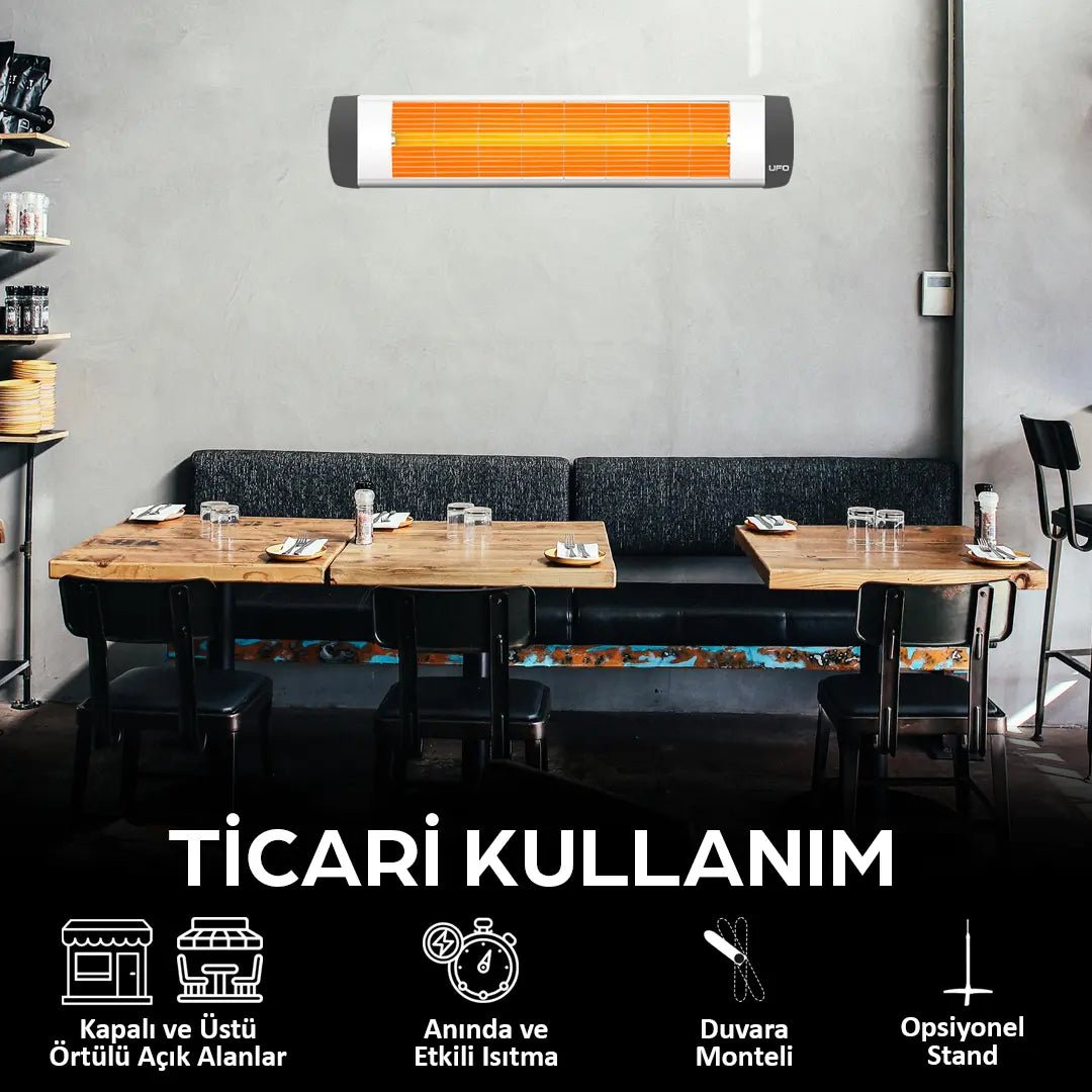 Ufo City 1800W Duvar Tipi Isıtıcı - TermostatlıYesa Home