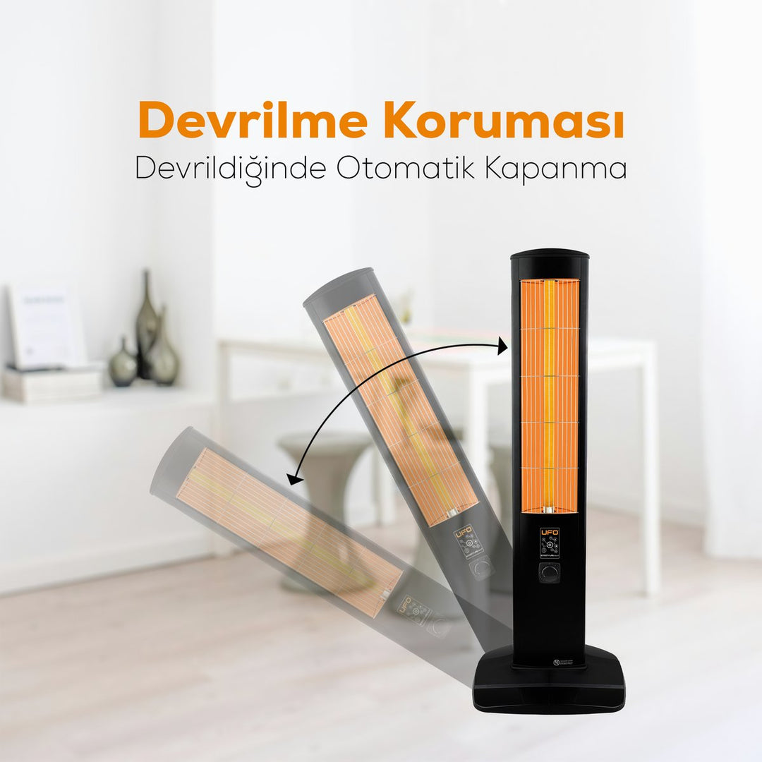 UFO Erciyus Smart 2300 W Mobil Uyumlu Kule Tipi IsıtıcıYesa Home