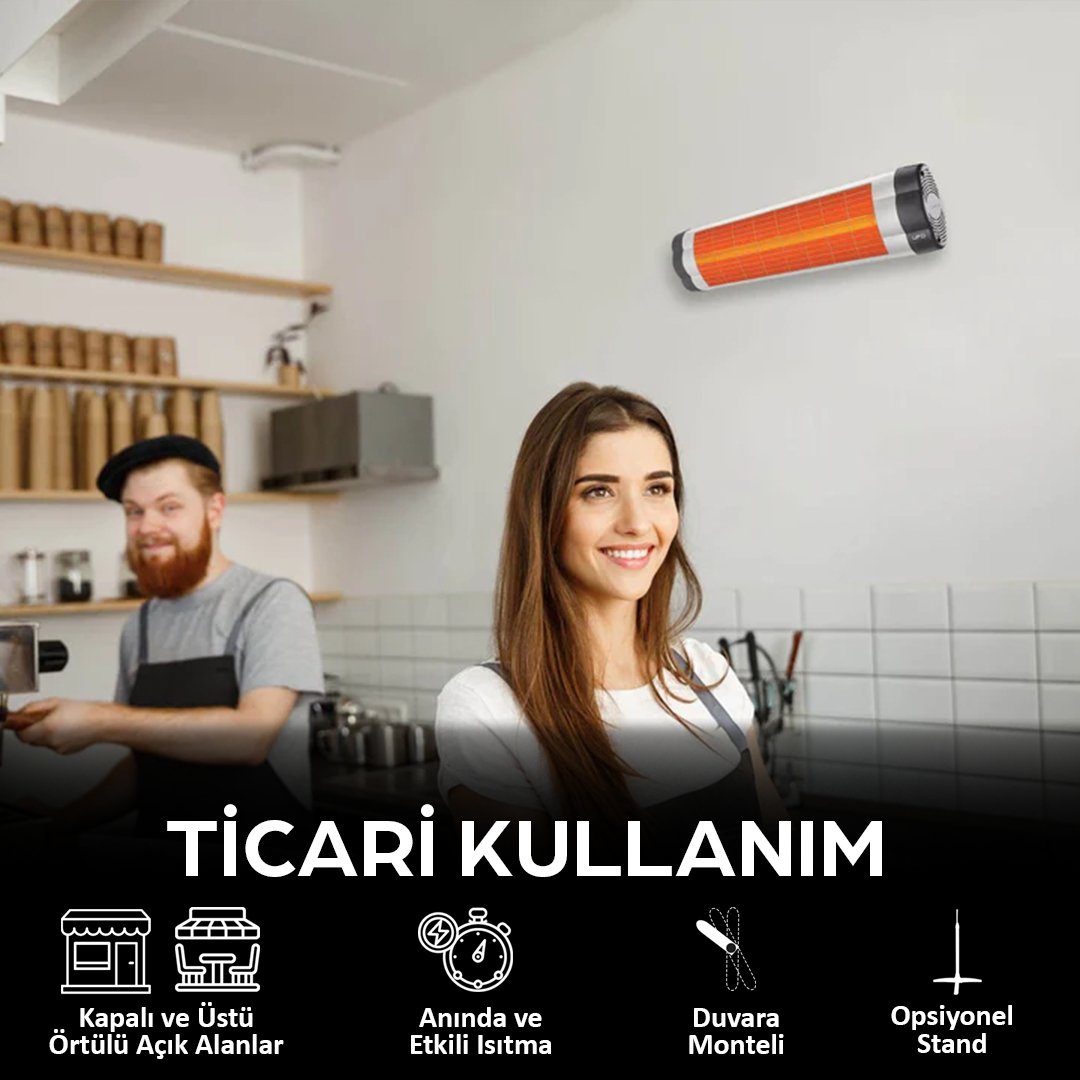 UFO S/1900 W Duvar Tipi Isıtıcı - TermostatlıYesa Home