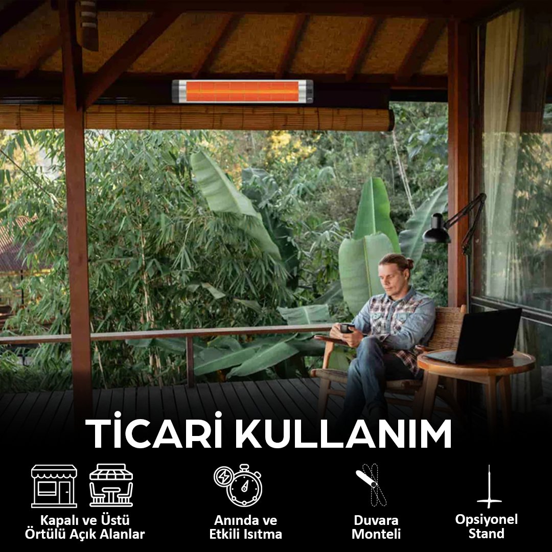 UFO S/2300 W Duvar Tipi Isıtıcı - Uzaktan KumandalıYesa Home