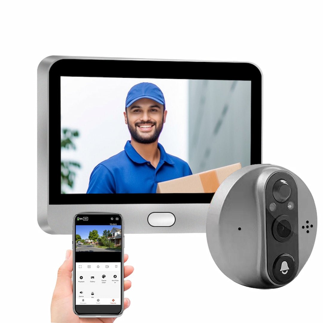 YECO PD - 20 Akıllı Kapı Zili – LCD Ekranlı, Hareket Sensörlü, Mobil UyumluYesa Home